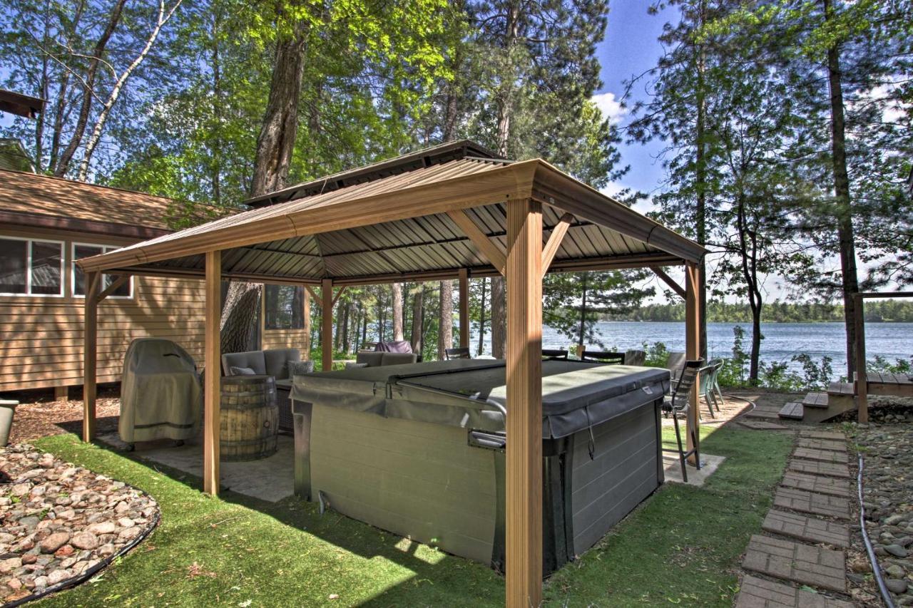 Loon Lake Lodge With Dock, Sauna And Hot Tub! Pequot Lakes Bagian luar foto