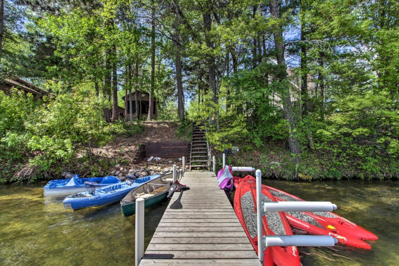 Loon Lake Lodge With Dock, Sauna And Hot Tub! Pequot Lakes Bagian luar foto