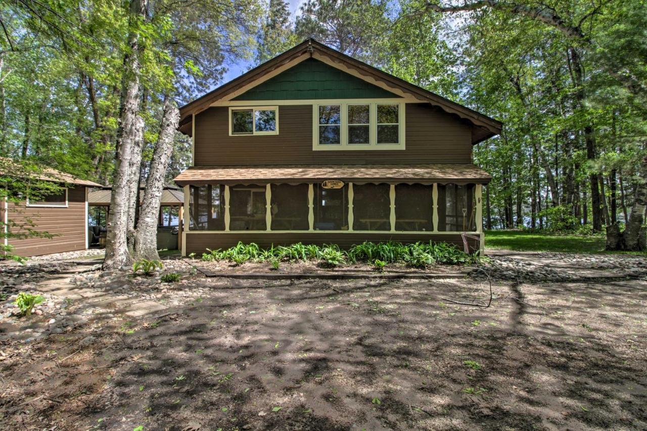 Loon Lake Lodge With Dock, Sauna And Hot Tub! Pequot Lakes Bagian luar foto